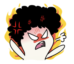 Youkai Afro sticker #1085661