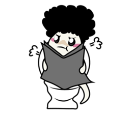 Youkai Afro sticker #1085664