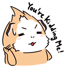 Guinea Pig Fashion (English) sticker #1085675