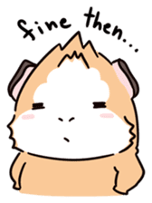 Guinea Pig Fashion (English) sticker #1085677