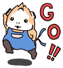 Guinea Pig Fashion (English) sticker #1085682