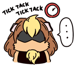 Guinea Pig Fashion (English) sticker #1085687