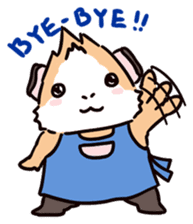 Guinea Pig Fashion (English) sticker #1085692