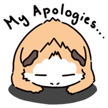 Guinea Pig Fashion (English) sticker #1085696