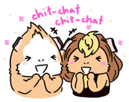 Guinea Pig Fashion (English) sticker #1085697