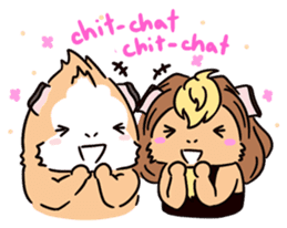 Guinea Pig Fashion (English) sticker #1085697
