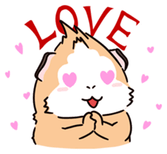 Guinea Pig Fashion (English) sticker #1085703