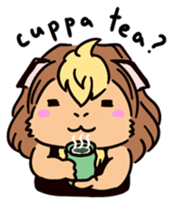 Guinea Pig Fashion (English) sticker #1085705