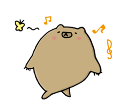 SHIRU KUMA-CAFE sticker #1086000