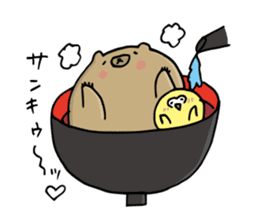 SHIRU KUMA-CAFE sticker #1086018