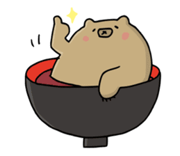 SHIRU KUMA-CAFE sticker #1086025