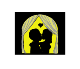 Happy couple 2 sticker #1086745