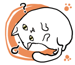 Fluffy cat Kabu sticker #1086795