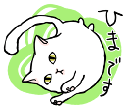 Fluffy cat Kabu sticker #1086797
