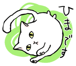 Fluffy cat Kabu sticker #1086797