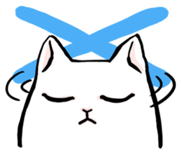 Fluffy cat Kabu sticker #1086807