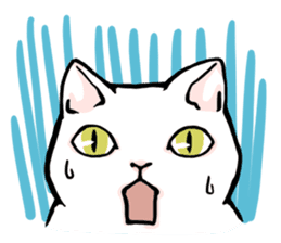 Fluffy cat Kabu sticker #1086819