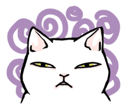 Fluffy cat Kabu sticker #1086820