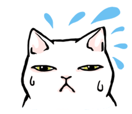 Fluffy cat Kabu sticker #1086825