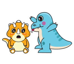 Cutest dinosaur pack sticker #1087189