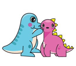 cute baby dinosaur sticker pack Sticker for Sale by blar-417