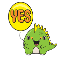 Cutest dinosaur pack sticker #1087207