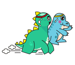 Cutest dinosaur pack sticker #1087219