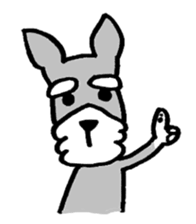 Miniature schnauzer Arao vol.2 sticker #1087654