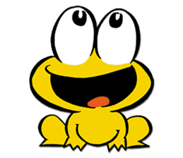 The Gutsy Frog Pyonkichi sticker #1087676