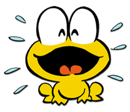 The Gutsy Frog Pyonkichi sticker #1087683