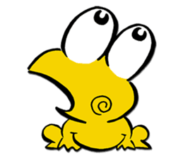 The Gutsy Frog Pyonkichi sticker #1087704