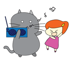 Cat Berm & Tidkib sticker #1087762