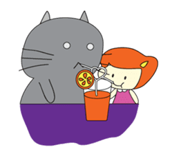 Cat Berm & Tidkib sticker #1087777