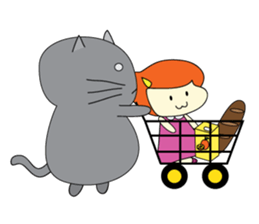 Cat Berm & Tidkib sticker #1087781