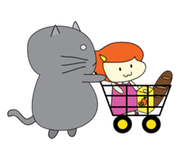 Cat Berm & Tidkib sticker #1087781