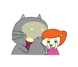 Cat Berm & Tidkib sticker #1087782