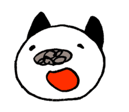 mokumoku cat sticker #1088146