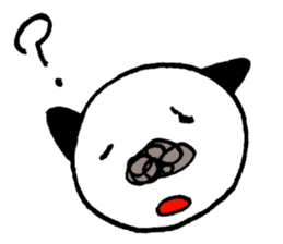 mokumoku cat sticker #1088148