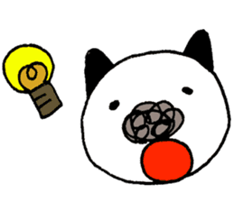 mokumoku cat sticker #1088149