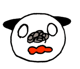 mokumoku cat sticker #1088151