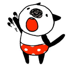 mokumoku cat sticker #1088161