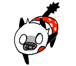 mokumoku cat sticker #1088164