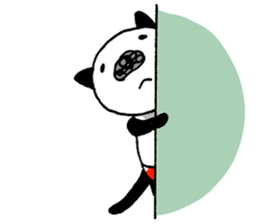 mokumoku cat sticker #1088167