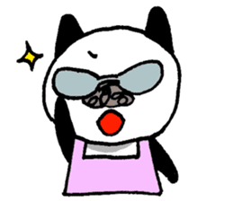 mokumoku cat sticker #1088181