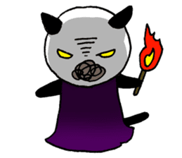 mokumoku cat sticker #1088185