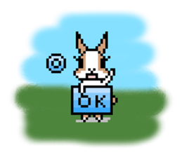 MOMO rabbit's daily life sticker #1088346