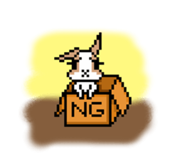 MOMO rabbit's daily life sticker #1088348