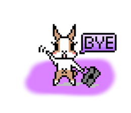 MOMO rabbit's daily life sticker #1088349