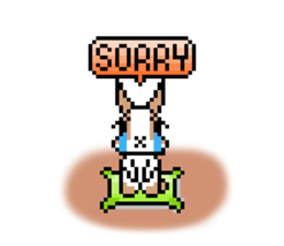 MOMO rabbit's daily life sticker #1088352