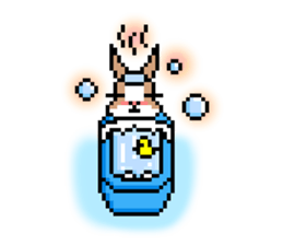 MOMO rabbit's daily life sticker #1088359